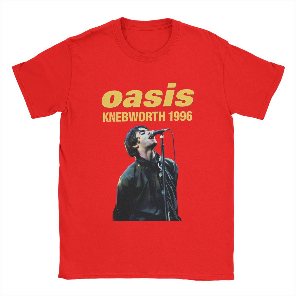 

Мужская футболка O-Oasis Rock 90-е Группа Повседневная Чистый хлопок Футболки с коротким рукавом Британские музыкальные альбомы Футболка С круглым вырезом Одежда Взрослый S