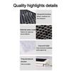 2Pcs Dustproof Air Conditioner Filter Breathable Honeycomb Filter Mesh Durable Air Cleaning Filter