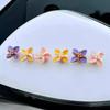 Funny Mini Colorful Spinning Windmills Random Color Lightweight Wind Toys for Family Outdoor Gathering Yard Garden Decor