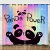 Curtains Color Gradual Change Butterfly Sunshade Child Blackout Curtain Bedroom Without Punching European and American