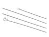 Krótki Srebrny Skręcany Pleciony Łańcuszek Lisi Ogon 1,1Mm Choker 40 Cm