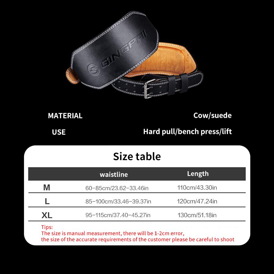 Cinture Resistenti e Sicure per il Sollevamento Pesi Larghezza 15 cm per Uomini Donne Palestra Fitness Cintura per Squat Supporto Lombare per Powerlifting Cross Training Allenamento