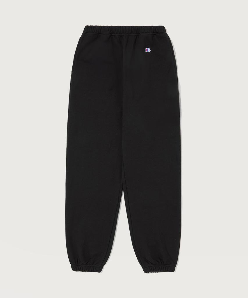 CHAMPION C-Logo French Terry Elastic Waist Jogger Pants Black
