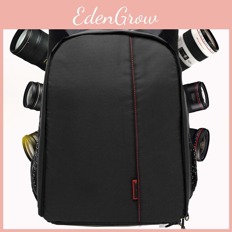 Backpack Dslr Camera Shoulder Bag Anti Splashing Water Breathable Resistant Wear