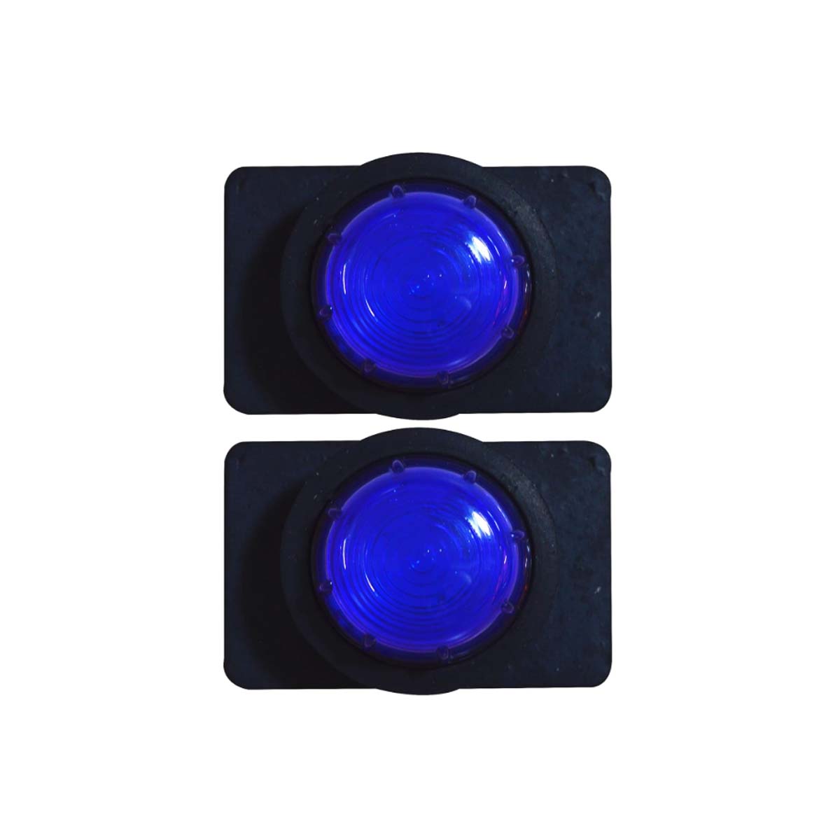 

APSMOTIV Pari of Blue Position Lamp with 12v Bulbs Suitable for Truck Trailer