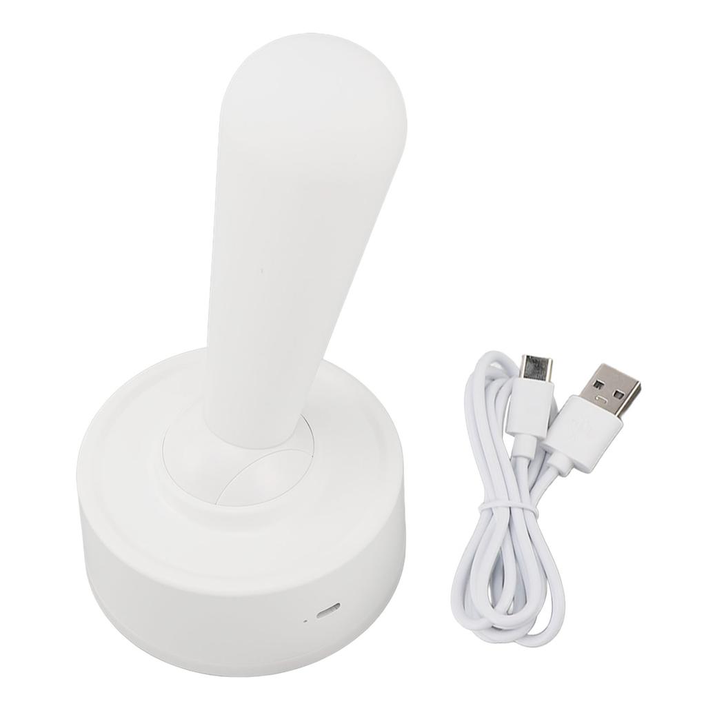 LED Toggle Night Light Silicone USB Rechargeable Wire Free Wall Lamp Decorative Bedside Ornament Light for Home Bedroom
