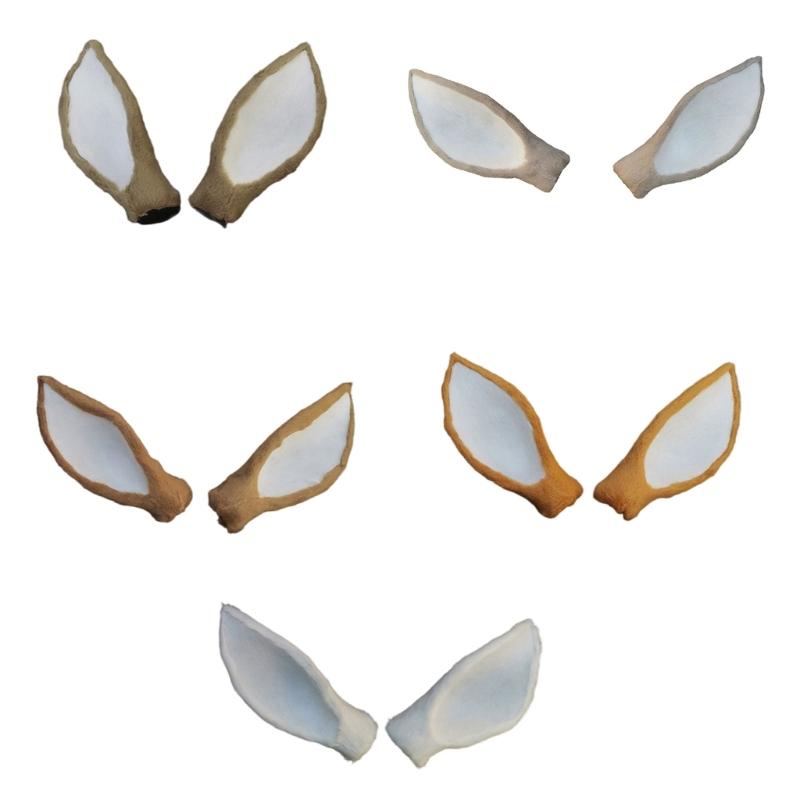 Cute Cosplay Antler Deer Ear Hairband Making Women Simulation Plush Deer Ear Anime Accessories Christmas Party Costume Props
