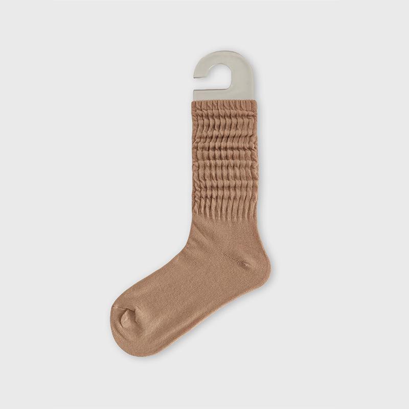 Candy Color Chunky Socks for Men and Women - Autumn/Winter Solid Slimming Long Socks