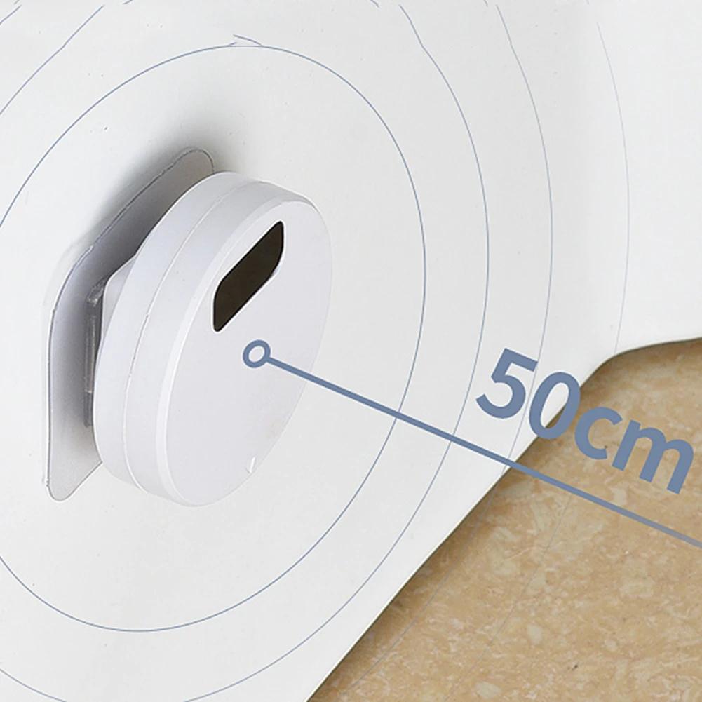 Smart Toilets Flush Sensor Button Non-Contact Intelligent Toilets Flush Button with Wireless Transmitter for Home Hotel Bathroom