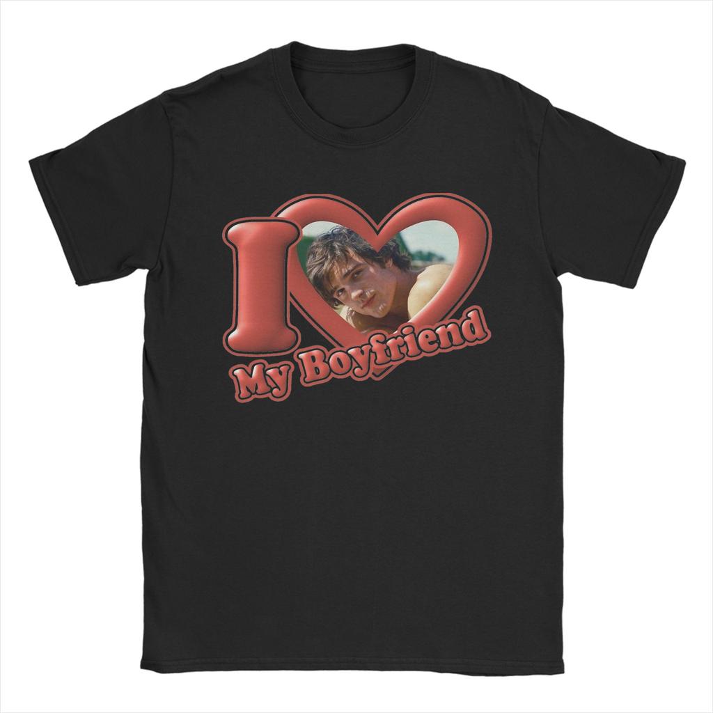 Saltburn Jacob Elordi Unisex T Shirts I Love My Boyfriend Felix Vintage Tee Shirt Short Sleeve O Neck TShirt Cotton Gift Idea Tops