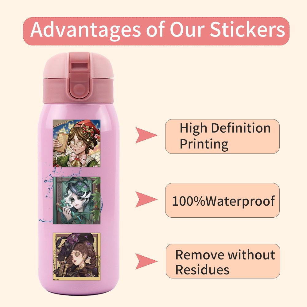80 New Styles of The Fifth Personality Treasure Essence Avatars Graffiti Stickers Decorate Refrigerator Personalized Stickers