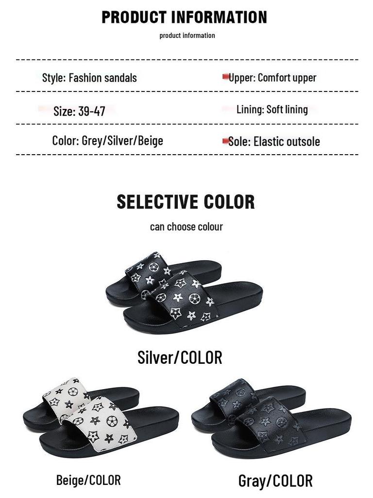 Men's Plus Size Summer Flip-Flop Sandals for Outdoor & Beach In Southeast Asia