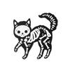 Creative Cat X-ray Brooch: Personalized Design with See-through Bone Detail