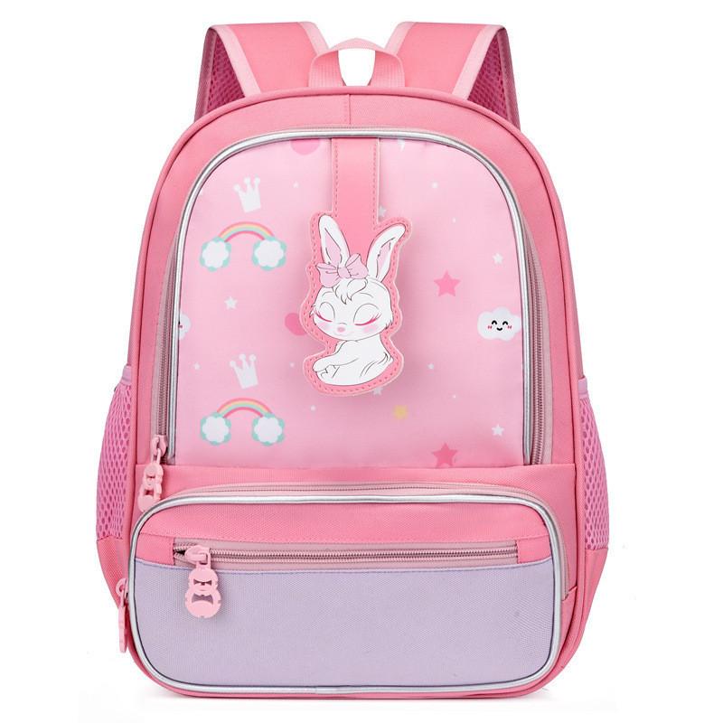Adorable Cartoon Kids Backpack With Breathable Oxford Fabric For School Use