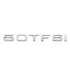 For 2s Chrome Black 3D Letters 30TFSI 35TFSI 40TFSI 45TFSI 50TFSI 55TFSI Rear Trunk Emblem Badge Sticker Car AcessoriesA1