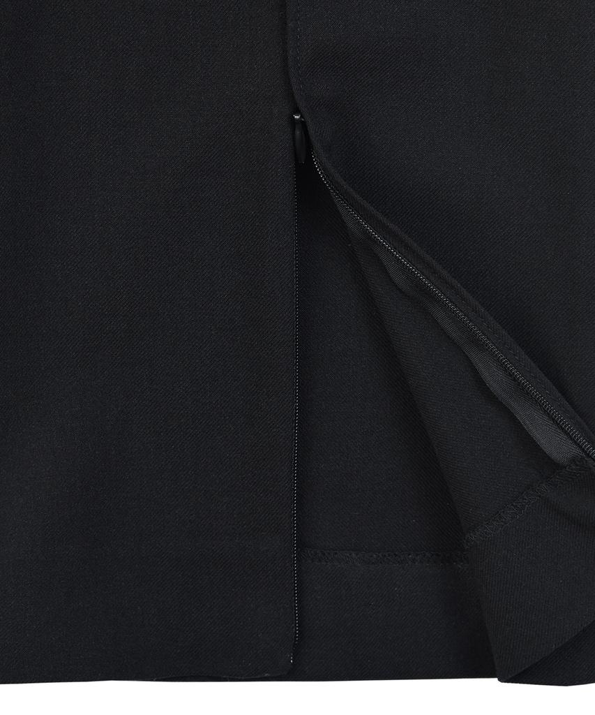 Beulaunyadeu W Low-Rise Slit Pants, Black