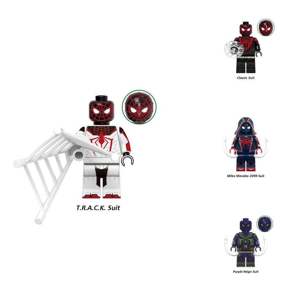 G0120 Blocos de Construção de Super-Heróis Homem-Aranha Traje Grande Responsabilidade em Capa Vermelha