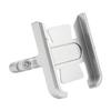 Bike Phone Bracket Handlebar Metal Phone Clamp 360 Degrees Rotation Cushion Padding Anti Shake