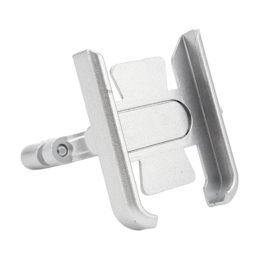 Bike Phone Bracket Handlebar Metal Phone Clamp 360 Degrees Rotation Cushion Padding Anti Shake