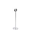U-Shaped Stainless Steel Menu & Table Number Holder for Hotel & Wedding Banquets