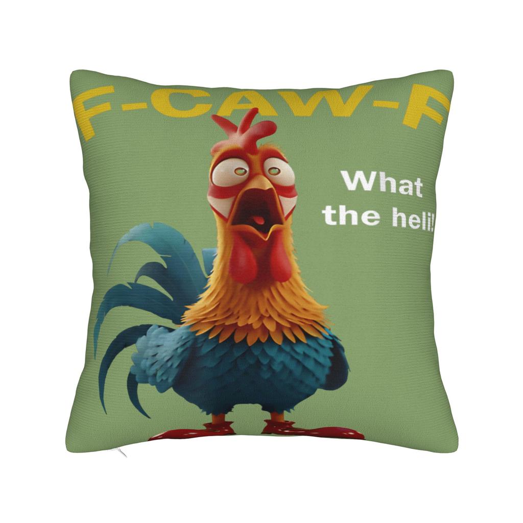 Chicken F-CAW-F  Pillowcases  Vintage Pillow Case For Sofa Car Home Decor Comfy Pillow Cover