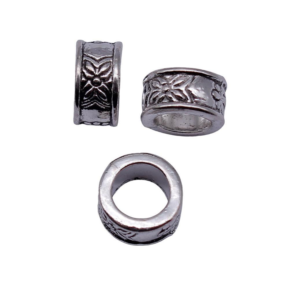 Large Hole Dot Spacer Beads Multi Color Charms For Bohemian Jewelry Findings