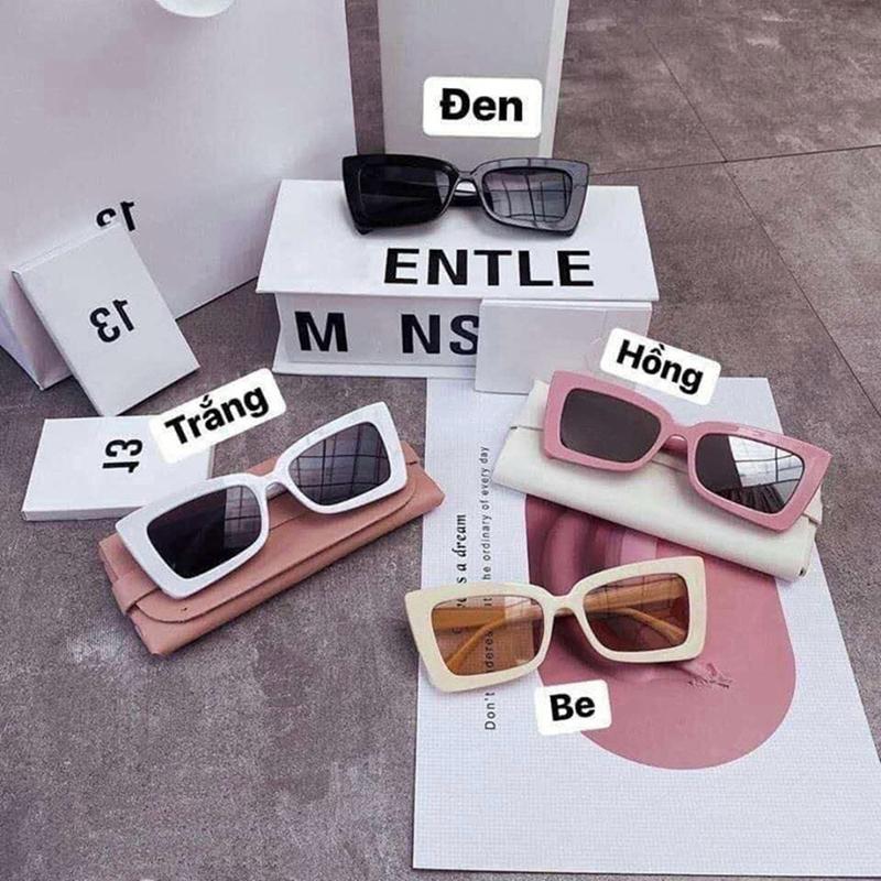 Ny mote vintage solbriller Damemerkedesigner Retro solbriller rektangulære solbriller kvinnelige UV400 linsebriller