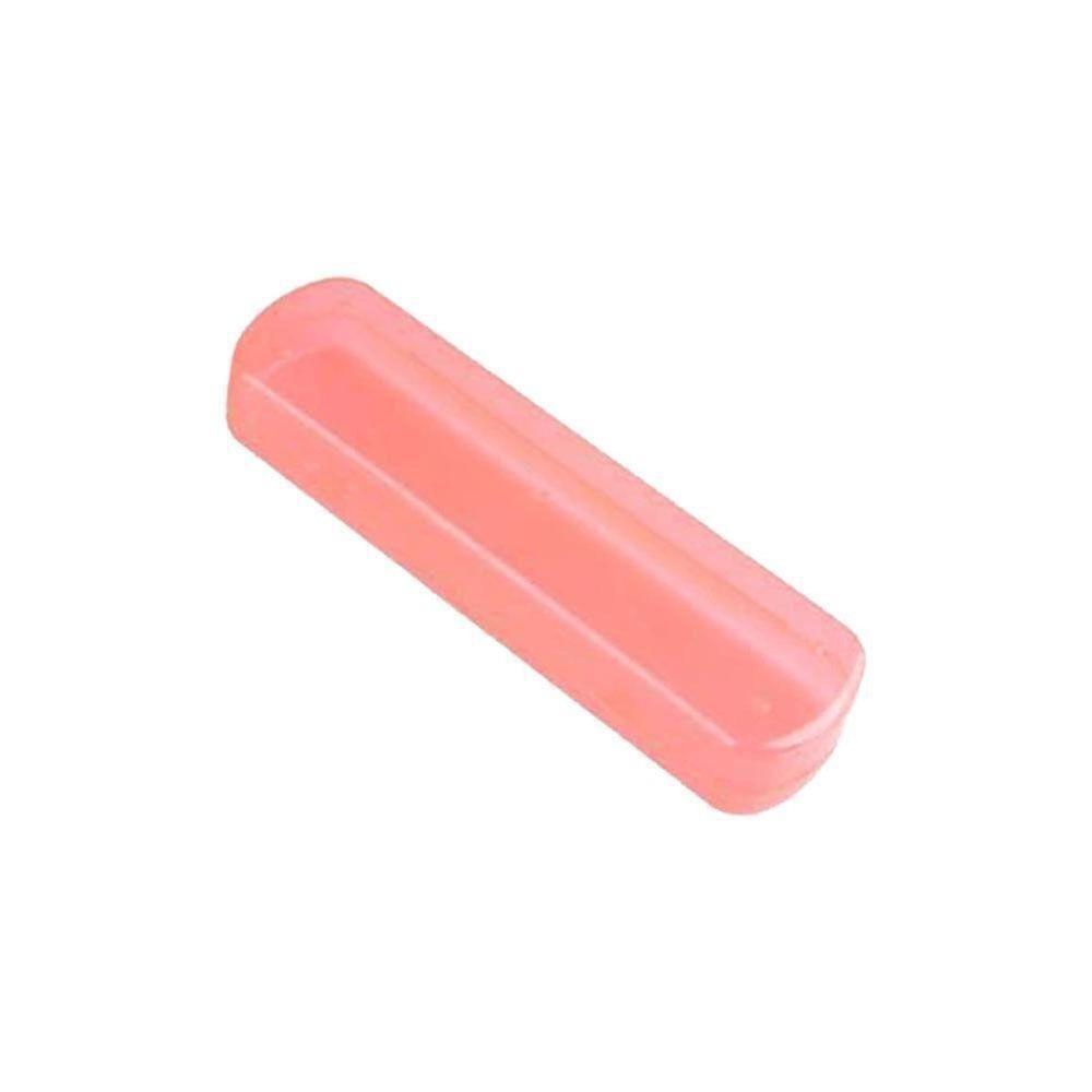 

Candy Color Toothbrush Box Travel Cosmetic Case Portable Container Case рожевий