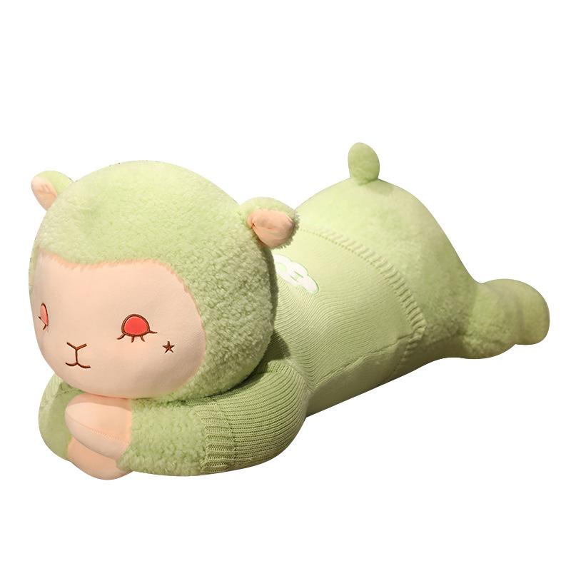 Alpaca Doll Lamb Doll Girl Sleeping On Bed Pillow Huge Plush Toy Rag Doll Gift