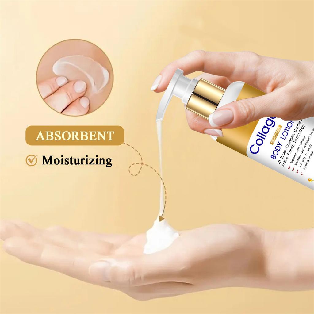 Collagen Body Lotion Deep Moisturizing Rejuvenating Skin Increase Skin Elasticity  100ml