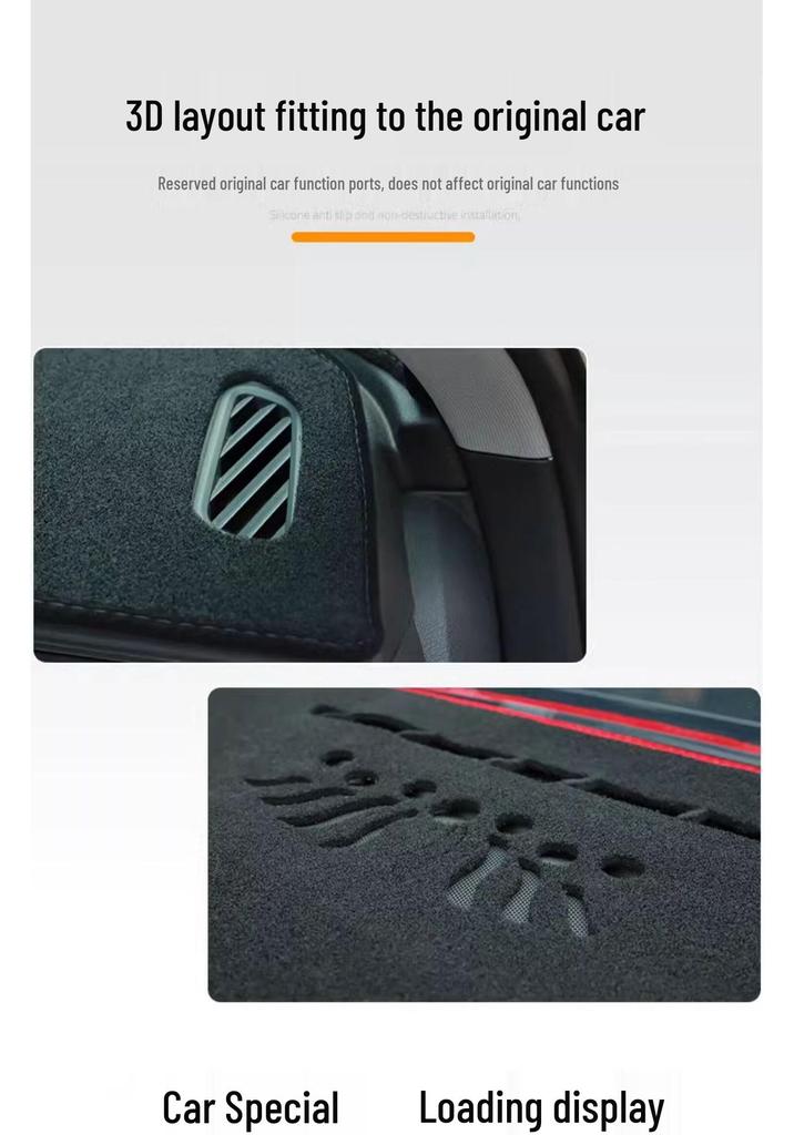 BYD Yuan UP Dashboard Sun Protection Pad - Glare Blocker & Heat Insulation Shade
