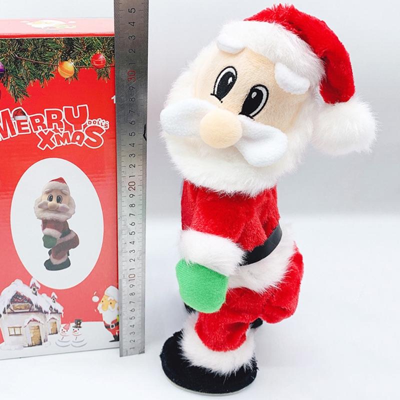 Cute Gift for Kids&Adults Plastic Toy Kids Game Electric Dancing Santa Claus Creative Supplies for Age 3 Kids/Adults