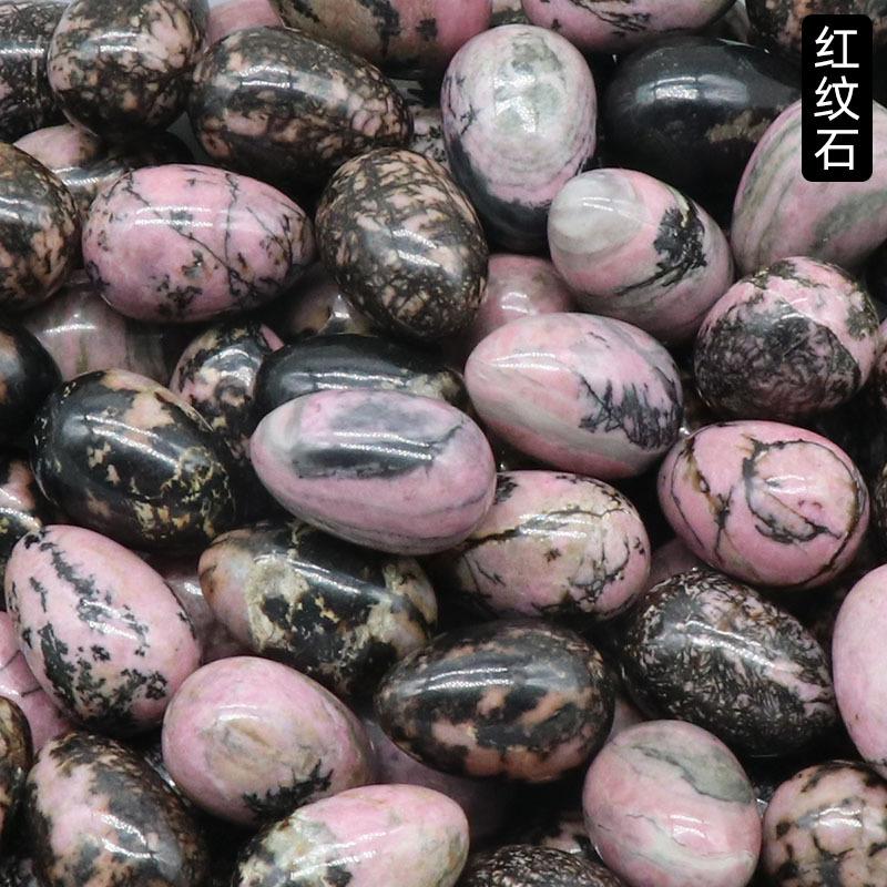 1 ks Vejcovitý 30mm Křišťálový Jadeit Malé Vejce Těžební Ptačí Vejce Kámen Velikonoční Barevné Vejce Přírodní Křišťálový Kámen Sádrové Dropshipping