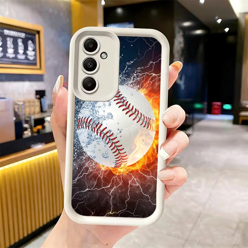 Phone Case for Samsung Galaxy S26 S25 Ultra S24 FE Baseball Sport Shell S23 Plus S22 + S21 S20 5G Soft Silicone Funda