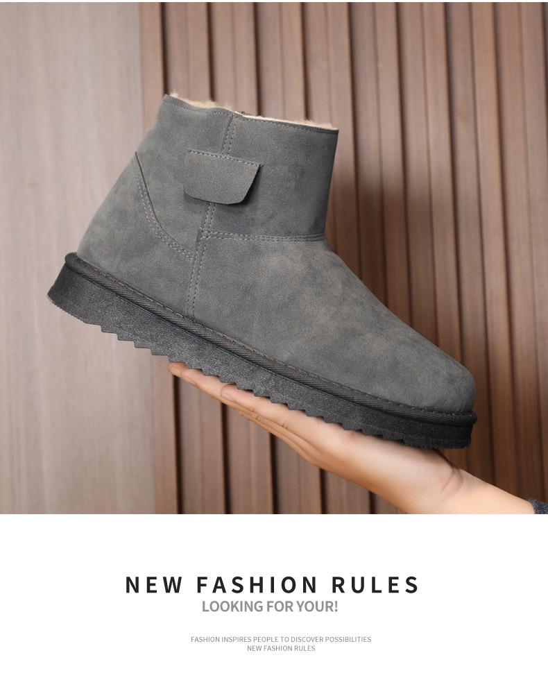 2025 Autumn/Winter Superfiber Plus Velvet Unisex High-top Warm Snow Boots