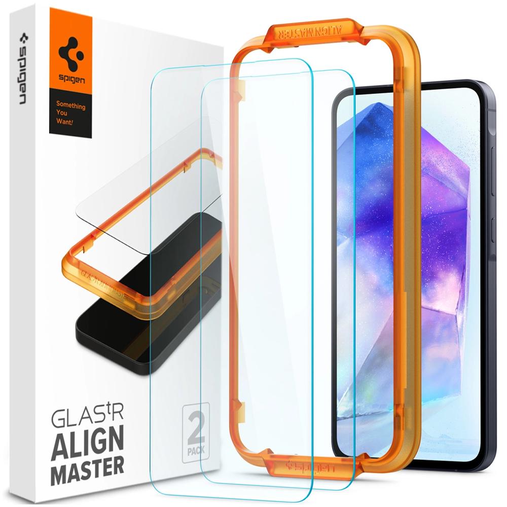 Szkło Hartowane Spigen Alm Glas.tr 2-Pack Galaxy A55 5G Clear