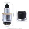 Diesel Engine Start Generator Button Switch 60A DC 12V 24V Truck Engine Start Waterproof Push Boat Starter Replacement Button