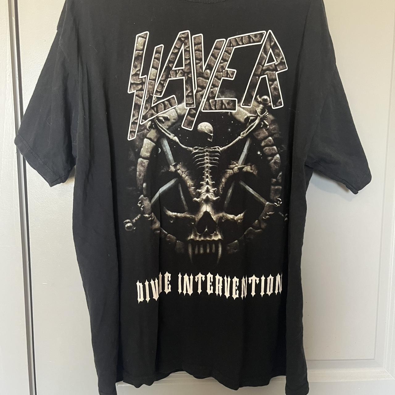 Slayer devine intervention tour black T shirt unisex all size AHN01959 S