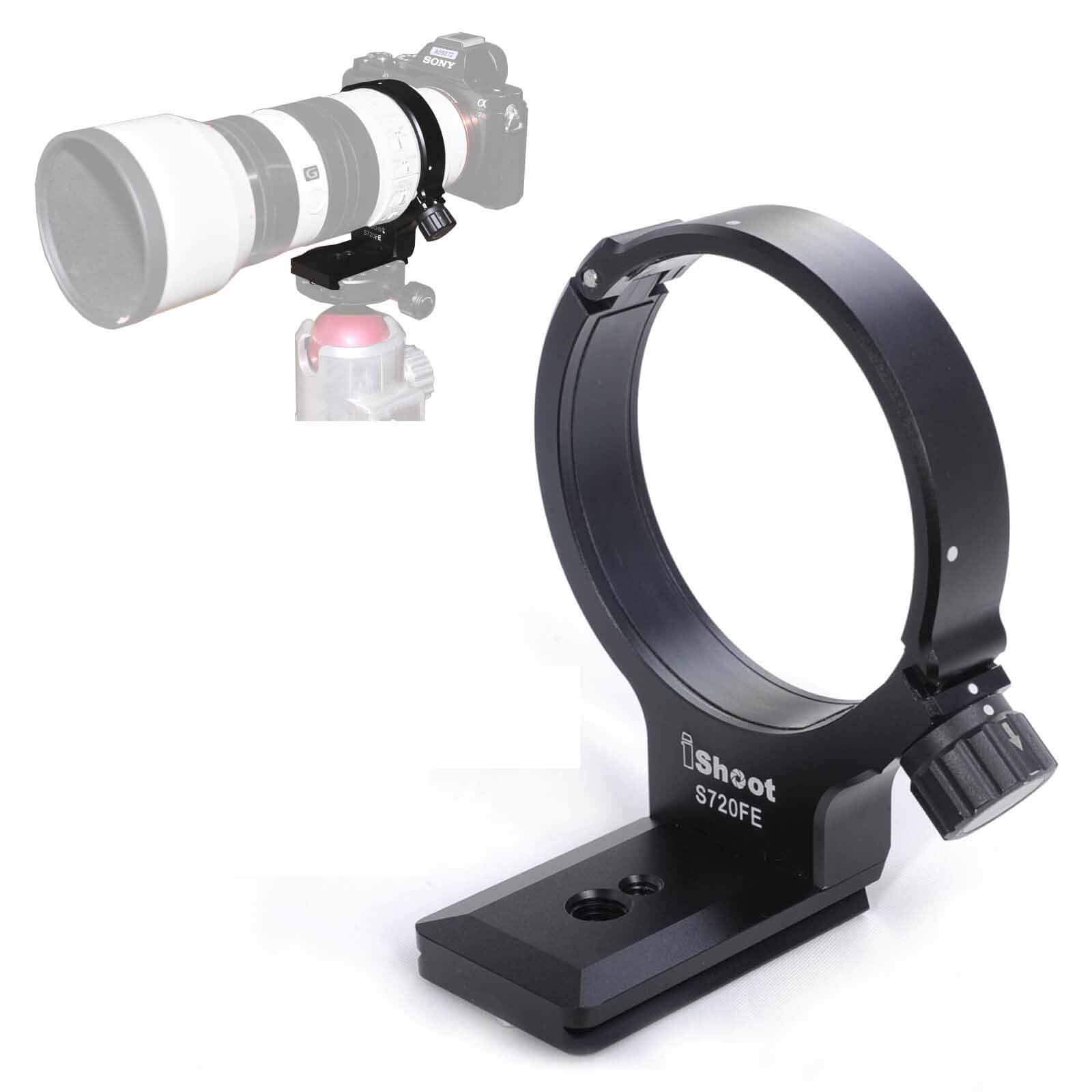 

Metal Lens Support Collar Tripod Mount Ring for Sony FE 70-200mm f/4 G OSS SEL70200G - Bottom is a Camera Quick Release Plate