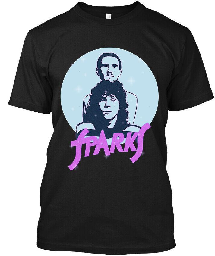 

New Popular The Sparks Brothers British-American Movie Logo T-Shirt Tops Tee Size S-4XL M