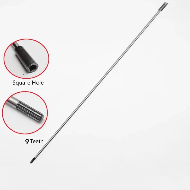 Nou 9 dinți/pătrat 8 mm grosime arbore de transmisie pentru 26 mm tub de aluminiu iarbă trimmer perie tăietor 760 mm lung lanț ferăstrău tuns gard viu