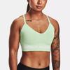 Under Armour Seamless Long Letter Print Low-Intensity Sports Bra Women Underwear Water-Foam-Green 1357719-335