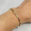 Gypsophila Light Luxury High-end Fashionable Colorful Square Buckle Bracelet for Women