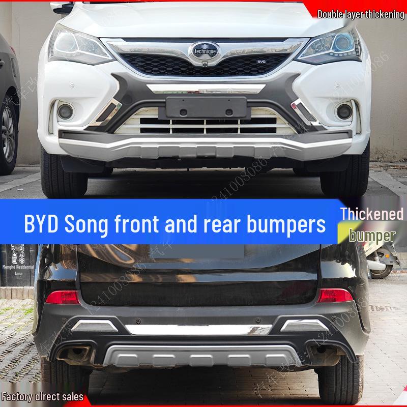 BYD Song Custom Front & Rear Bumper Guard Body Kit Rear Bumper Guard - BYD Song