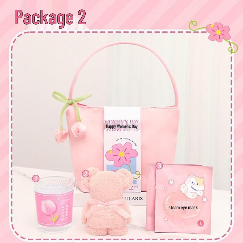 

Women s Day Pink Glass Cup Gift Set
