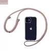 Crossbody Necklace Cord Lanyard Transparent Hard Case For iPhone16 15 14 13 12 11 Pro Max XS XR X Clear Soft Cover