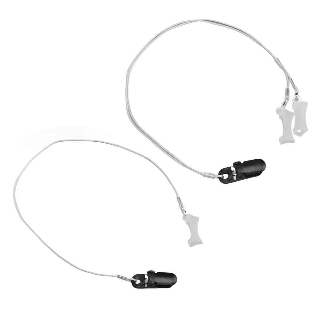 Sound Aid Clip Protector Lanyard Fixation Rope Portable Prevent Lost Sound Amplifier Clip Holder Bla
