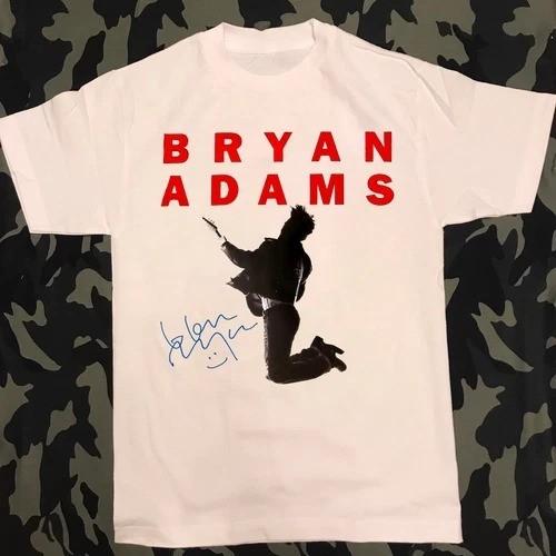 Vtg Bryan Adams Tour Concert Signature Unisex T-shirt All Size S