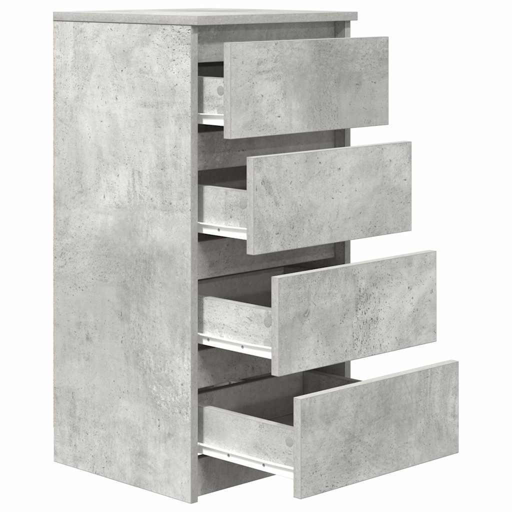 Sideboard Concrete Grey 37.5 x 35 x 76 cm Particleboard