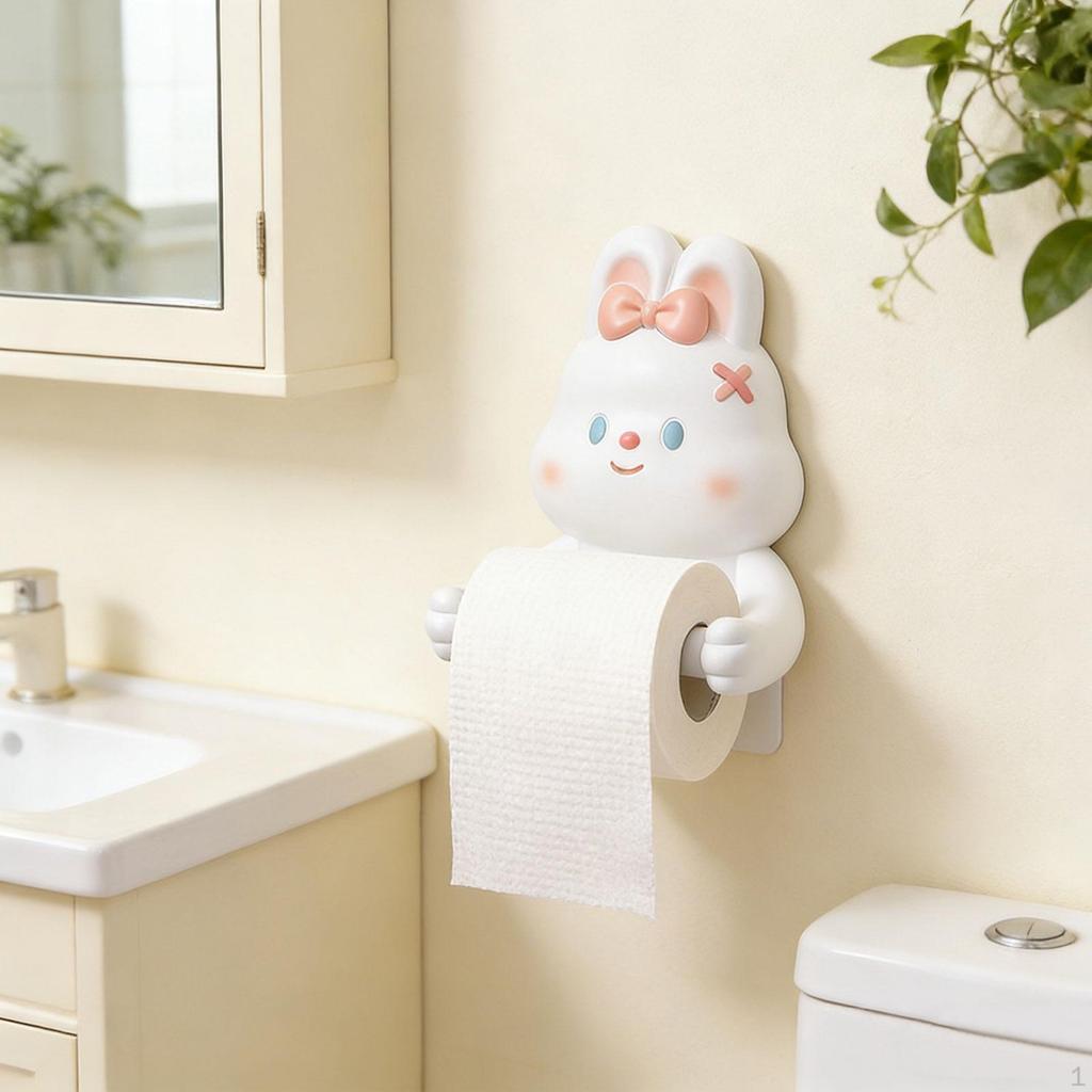 Animal Toilet Paper Holder Tissue Dispenser,Organization Easy To Install Wall Mounted